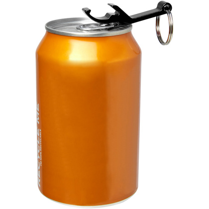 Tao otwieracz do butelek i puszek z łańcuchem do kluczy wykonany z aluminium pochodzącego z recyklingu z certyfikatem RCS