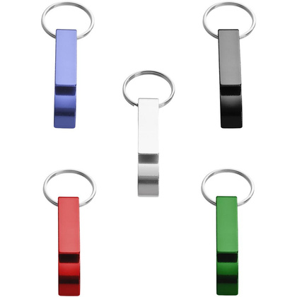 Brelok aluminiowy Tao z otwieraczem do butelek i puszek