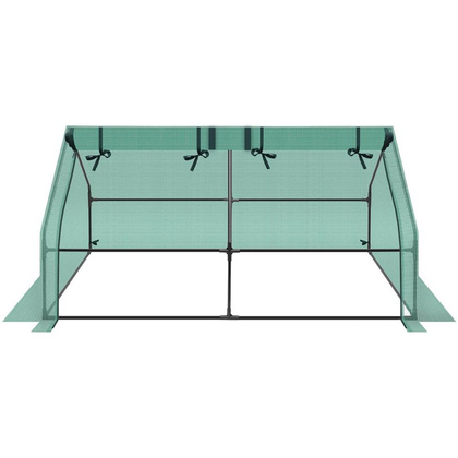 SZKLARNIA TUNEL OGRODOWY MINI ZIELONY DO SAŁATY 180x90x90CM