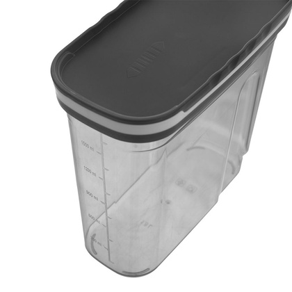 Pojemnik kuchenny na produkty sypkie z dozownikiem miarką 1,8 l