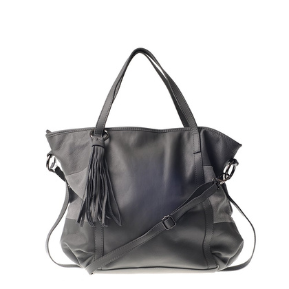 Torebka damska skórzana KEMER 378 Szara - min. zamówienie 20 / 50 / 100 szt.