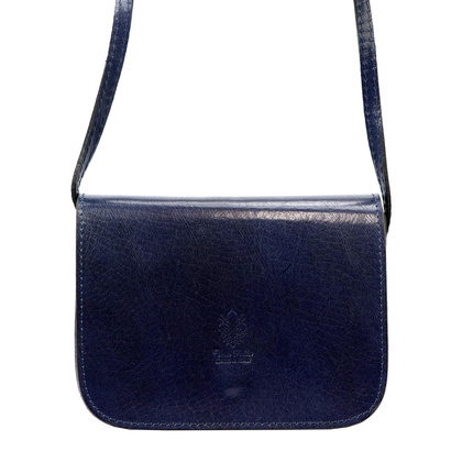 Torebka damska skórzana KEMER 43 fuksja + camel