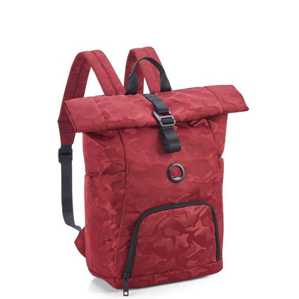 Delsey Citypak Miejski czerwony plecak na laptopa 15.6"