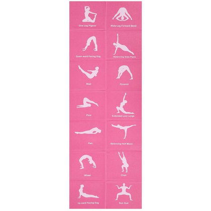 MATA DO JOGI SKŁADANA 1700x600x5MM RÓŻOWA ENERO FIT