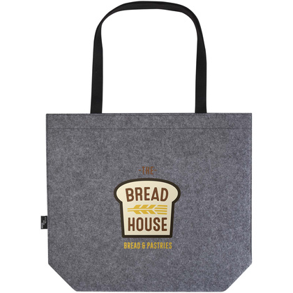 Felta torba z dnem na zakupy wykonana z filcu z recyklingu posiadającego certyfikat GRS o pojemności 20 l