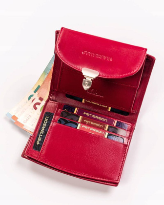 Portfel damski ze skory naturalnej