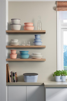 Zestaw 4 misek Cirqula okrągła 500 1000 2000 3000 Nordic White 106233032500