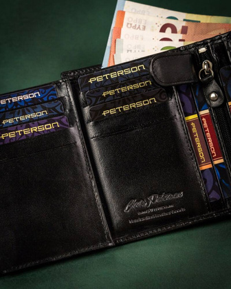 Zestaw prezentowy skorzany portfel meski i brelok