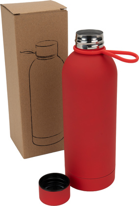 Butelka stalowa soft touch OSTRAVA 800 ml