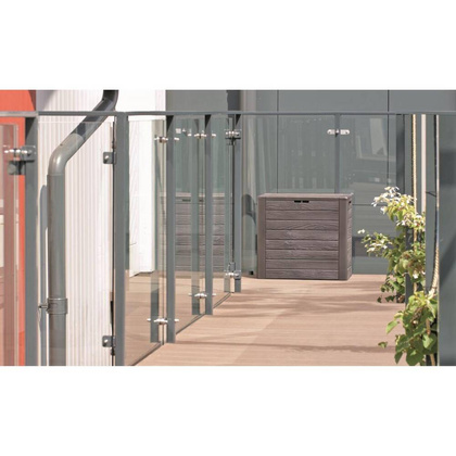 Skrzynia ogrodowa 140 L antracyt Woodebox