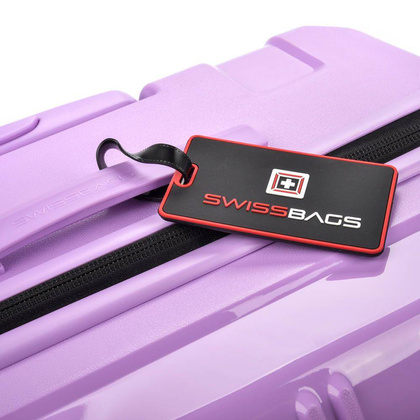 Duża Walizka SwissBags Tourist 75cm Fioletowa