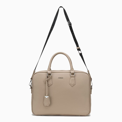 Torba damska na laptop do 15" PUCCINI FASHION BLXP0128L 6A Beżowa