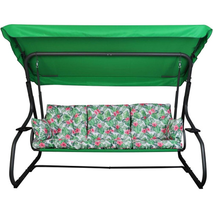 Huśtawka ogrodowa 3- osobowa Matylda z moskitierą