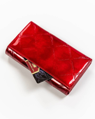 Duzy portfel damski ze skory naturalnej