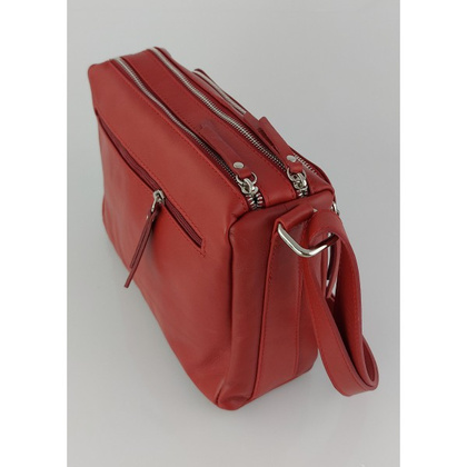 Listonoszka,przewieszka A5 trzy komory pojemna czerwona VP3X1R