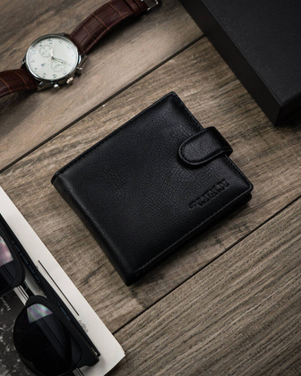 Portfel meski z podwojna sekcja na banknoty