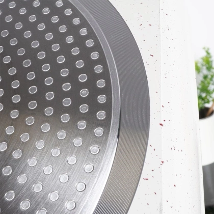 Patelnia grillowa kwadratowa granitowa 27x27 cm TERRESTRIAL