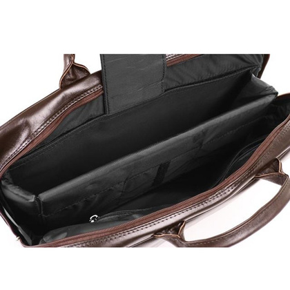 Torba skórzana na laptopa KEMER VOOC 15,6" EP8 brąz