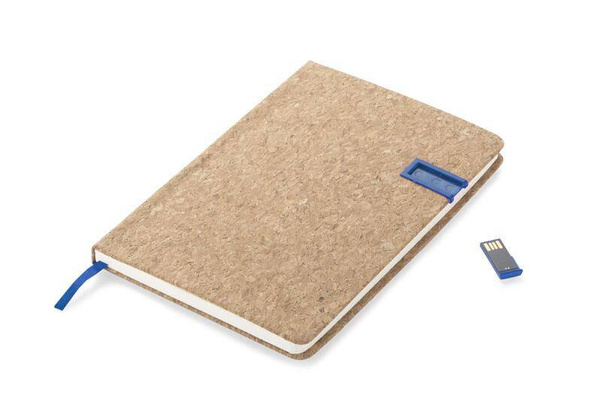 Notes MENTE z pamięcią USB 16GB, A5 Niebieski