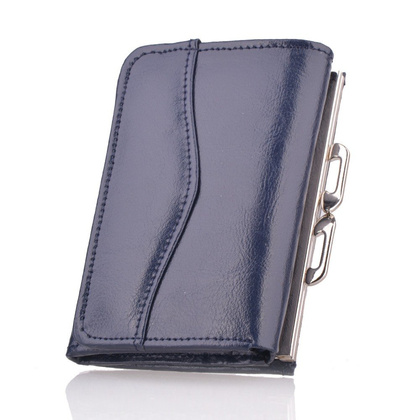 Portfel damski skórzany KEMER P25 Granatowy - min. zamówienie 20 / 50 / 100 szt.