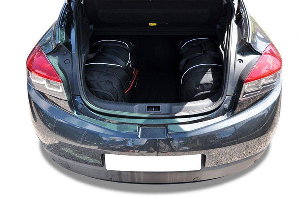 RENAULT MEGANE COUPE 2008+2016 TORBY DO BAGAŻNIKA 4 SZT KJUST