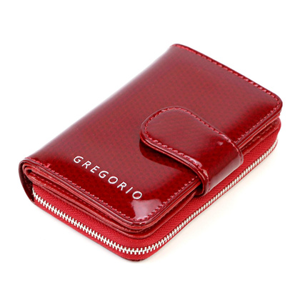 Portfel damski skórzany PELLUCCI CB-115 czerwony