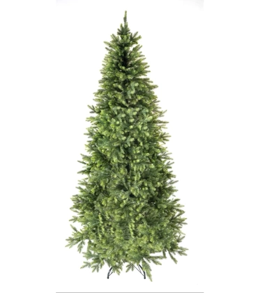 Choinka sztuczna PE01 180 cm  zielona z metalowym stojakiem jasnozielona silikonowa