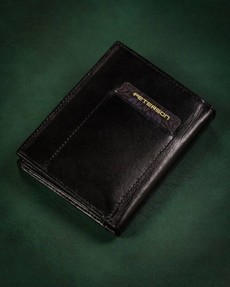 Zestaw prezentowy skorzany portfel meski i brelok