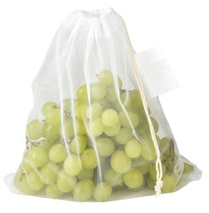 Siatka na owoce i warzywa BLUE PLANET, biały