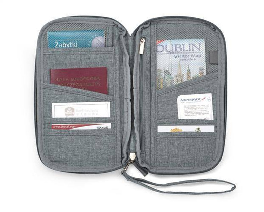Portfel podróżny KEMER MARCO Szary