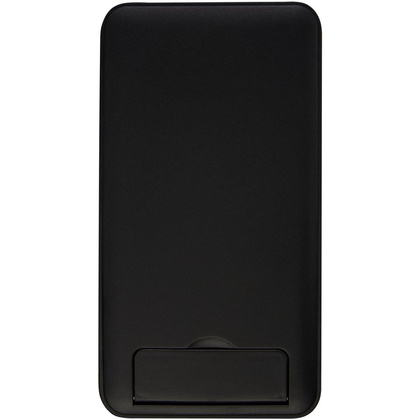 Bezprzewodowa ładowarka indukcyjna Loop o mocy 10W z tworzywa sztucznego pochodzącego z recyklingu ze stojakiem na telefon