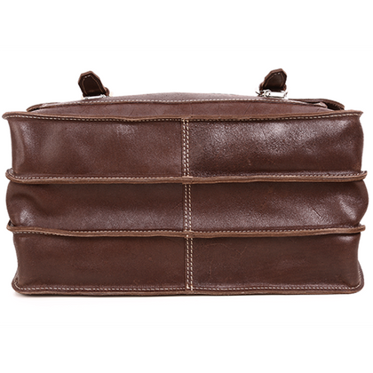 Big torba skórzana biznesowa KEMER VOOC TC8 brąz