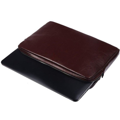 Skórzane etui na laptop 13' SA23 Bordowy - min. zamówienie 20 / 50 / 100 szt.