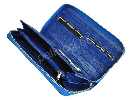 Portfel damski skórzany PELLUCCI GF119 Czerwony