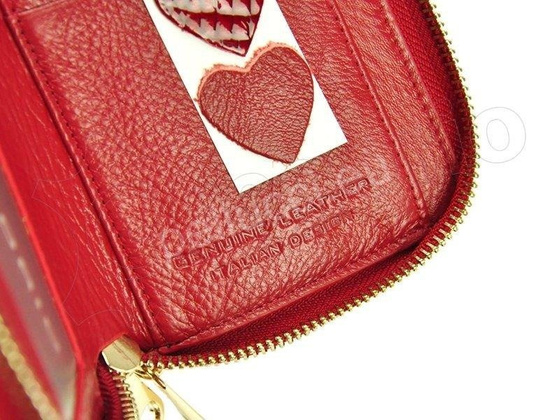 Portfel damski skórzany PELLUCCI GF118 Popiel / Brązowy