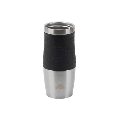 RIVACASE Kubek termiczny 380 ml srebny