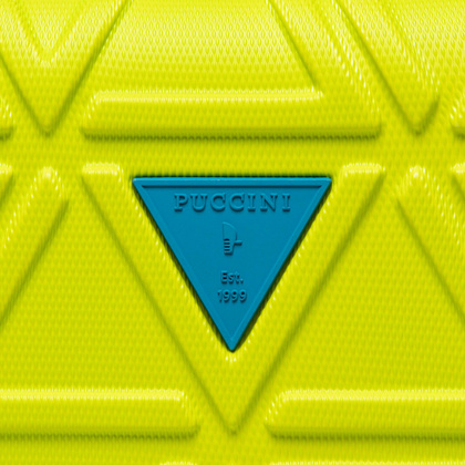 Kufer twardy PUCCINI CALIFORNIA ABSQM018 5B Limonkowy