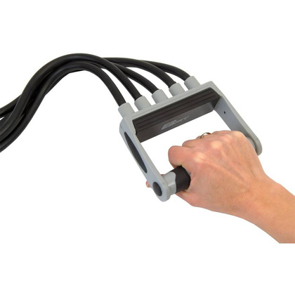 Ekspander gumowy 5 żyłowy z rączkami ABS Eb Fit