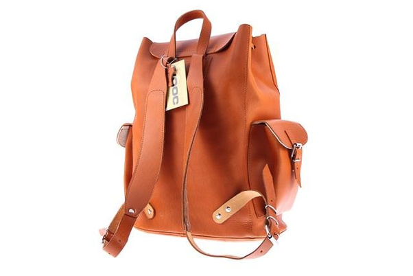 Ogromny plecak skórzany KEMER VOOC Vintage P40 koniak