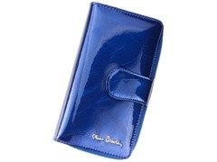 Portfel damski skórzany PIERRE CARDIN 02 LEAF 116 Niebieski