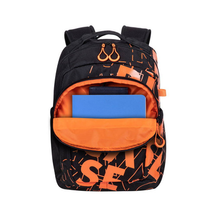 RIVACASE Heide Plecak 5430 30l czarny, pomarańcz