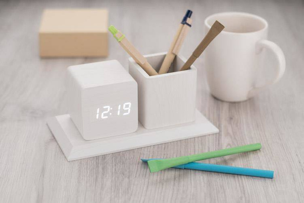 Przybornik na biurko LITO 03083-01 Biały