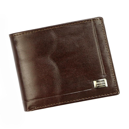 Skórzany portfel męski z ochroną kart rfid protect