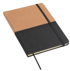Notes CORKY w formacie A6, brązowy, czarny