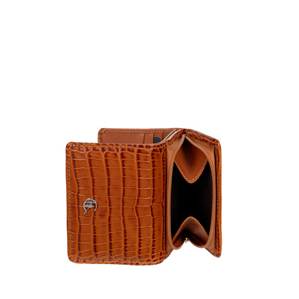 Portfel damski Canaletto ze skóry tłoczonej na wzór krokodyla – elegancja i bezpieczeństwo RFID PD2003s262 RFID