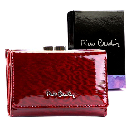 Nieduży portfel skórzany damski Pierre Cardin