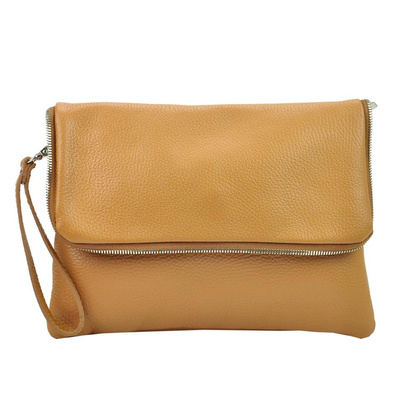 Torebka damska skórzana PELLUCCI 418-073-03 DOLLARO Camel