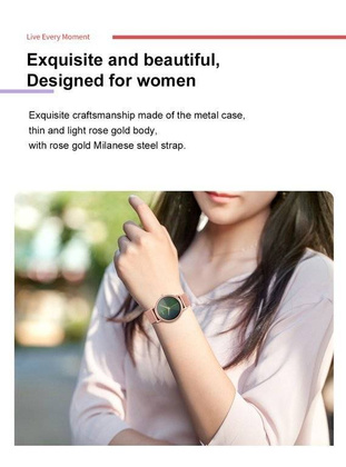 SMARTWATCH PACIFIC 18-1 - BRANSOLETA + PASEK: Rosegold / Różowy (zy697a)