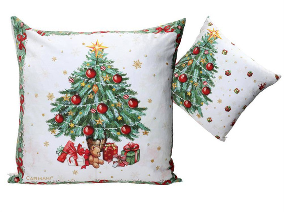 Poduszka z wypełnieniem/suwak - Boże Narodzenie (CARMANI)