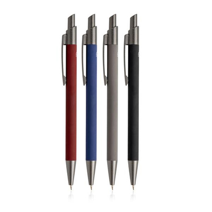 Długopis Soft Touch z recyklingowanego aluminium / Peralu